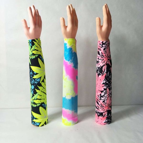 

yiwu seamless ice sleeve fluorescent digital printing sunscreen silk 360 degree