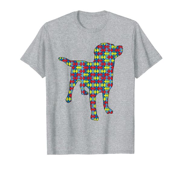 

harrier autism awareness kids dog pup puzzle day mom gift t-shirt, White;black