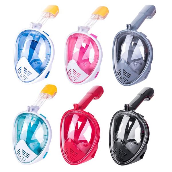 

diving masks imported liquid silicone in-line full face snorkeling mask for and swimming