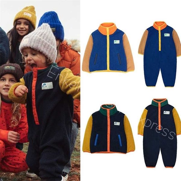 Enkelibb Детская зимняя куртка модный бренд куртки для мальчика повседневный стиль дети высокие шеи пальто T * C детская одежда 211204