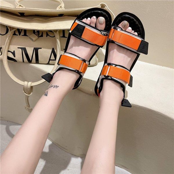 

sandals female summer fashion high-end temperament women women's 2021, Black