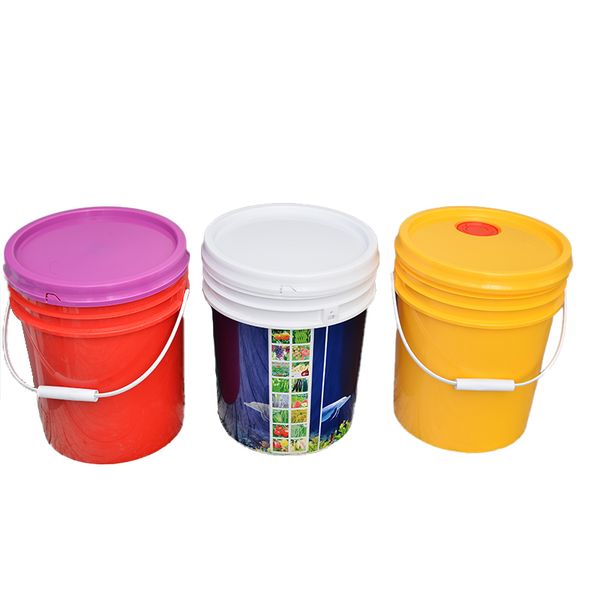 

sealed plastic bucket 20l american paint bucket