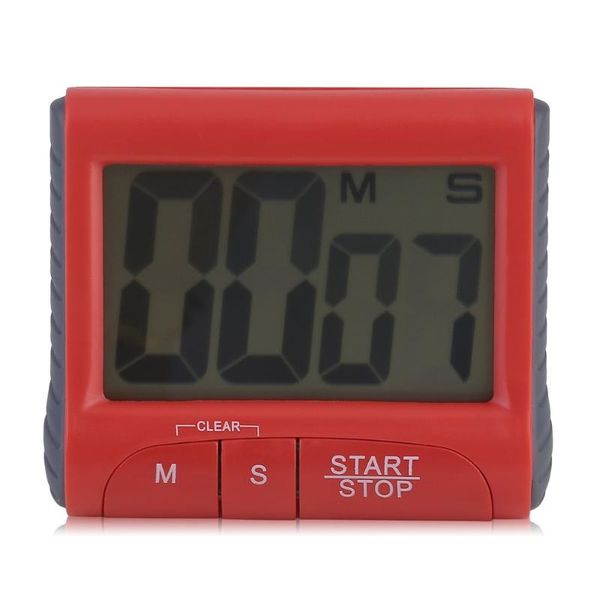 

timers 1pcs large lcd digital kitchen timer count-down up clock with loud alarm wholesale drop sale
