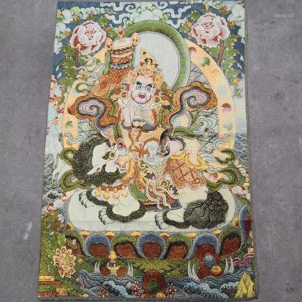 

other arts and crafts brocade, embroidery, thangka tara, frescoes of the god wealth1