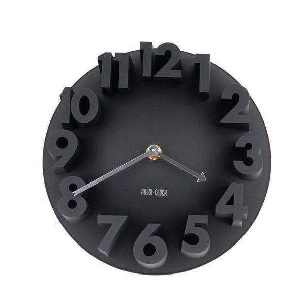 

wall clocks 3d digital clock round large kitchen watch horloge mural for children