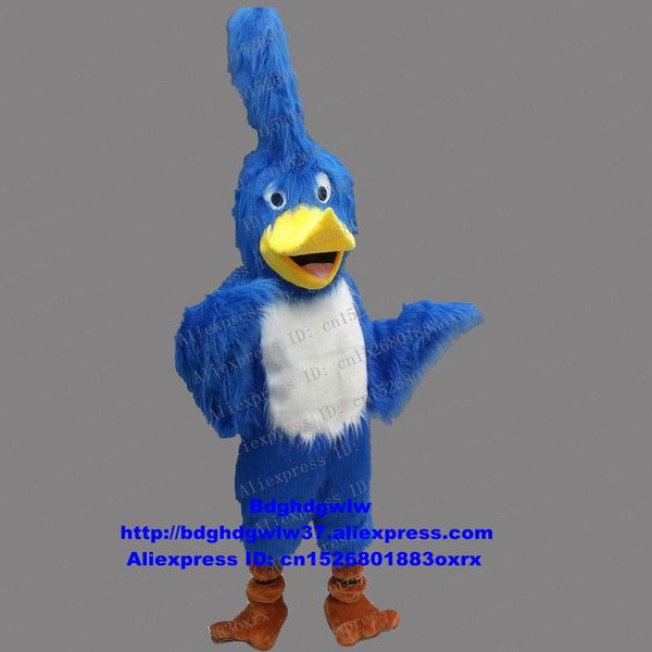 

mascot costumes blue long fur jay bird cyanocitta cristata eagle hawk mascot costume cartoon character cute lovable return banquet zx1, Red;yellow