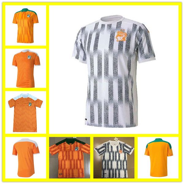 

2020 2021 cote d ivoire national team soccer jerseys ivory coast drogba kessie zaha cornet men homme maillot de foot football man uniforms, Black;yellow