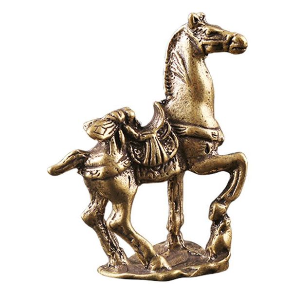 

1/2pc brass horse statue wealth horse figurine sculpture home office decor