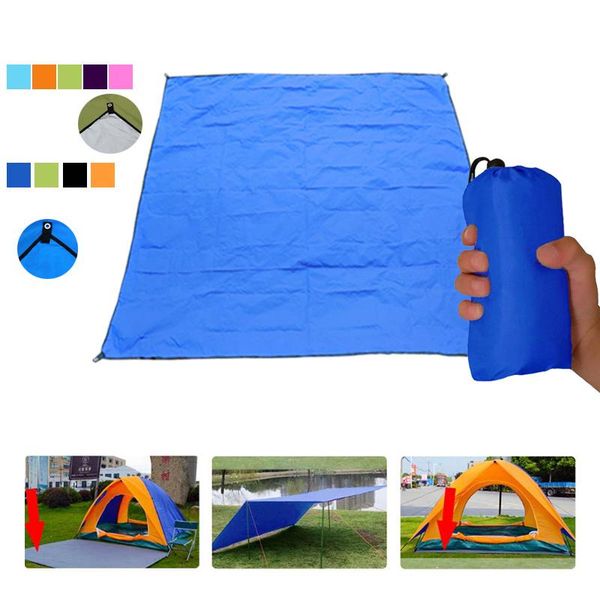 

outdoor pads camping mat portable pocket beach blanket waterproof picnic mats folding lightweight moistureproof tent