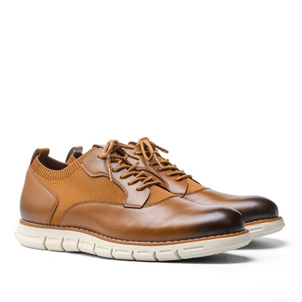 

Men Casual Shoes lightweight fashion loafers breathable leather casual men shoes #AL523Dress Shoes, Al525