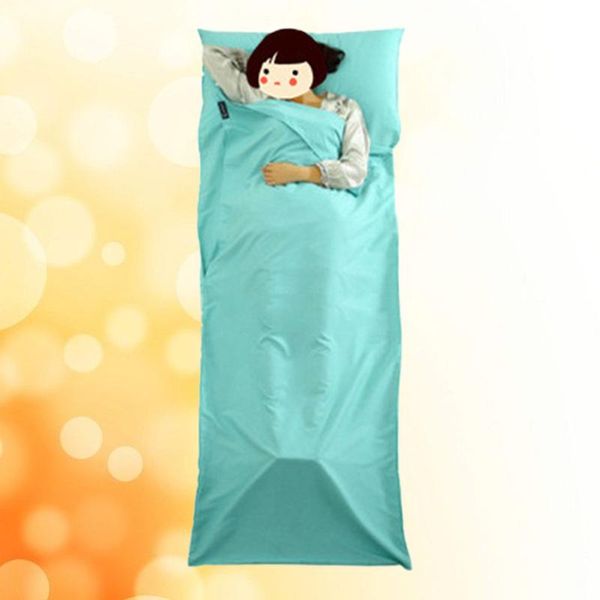 

115 x 210cm ultralight outdoor indoor envelop sleeping bag polyester fibre portable single sleeping bags camping travel sleep ba