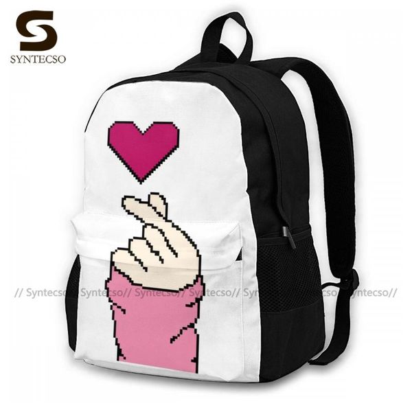 

kpop backpacks cute polyester outdoor backpack teenage large bags