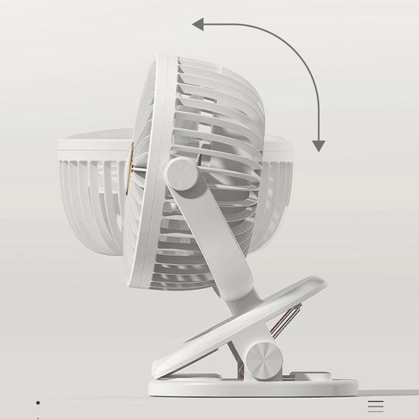 

electric fans clip table fan usb rechargeable portable home deskmute 2021 mini small room