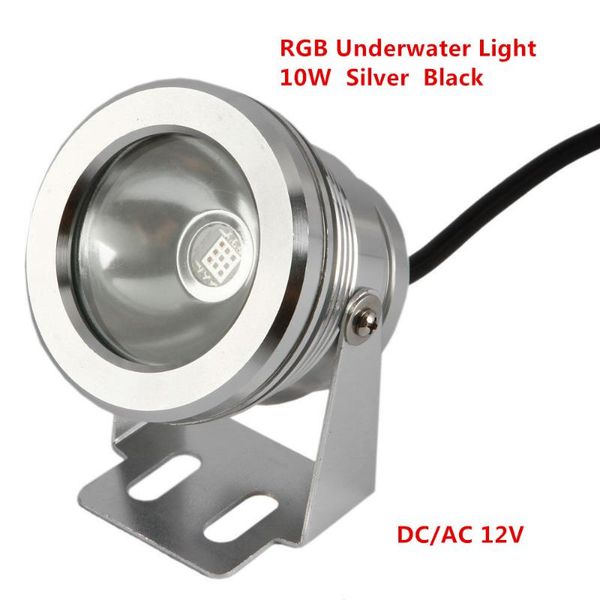 

bulbs led product 10w dc12v rgb underwater fountain light swimming pool pond fish tank aquarium lamp ip67 waterproof