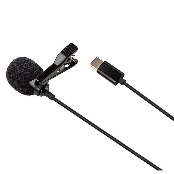 

type c mini lavalier microphone, for android system type-c interface mobile phone computer k song recording microphone