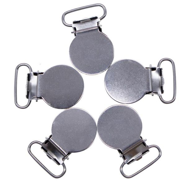 

pacifiers# itymama 5pcs lead metal suspender pacifier clips with plastic craft sewing tool dummy clip diy chain accessories
