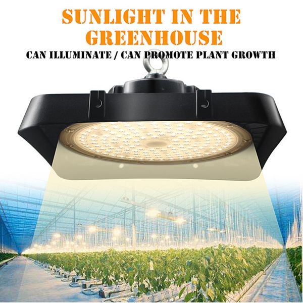 

black plant full spectrum pendant heatsink 5000k 6500k led grow light for garden grower seedlings veg phyto lamps