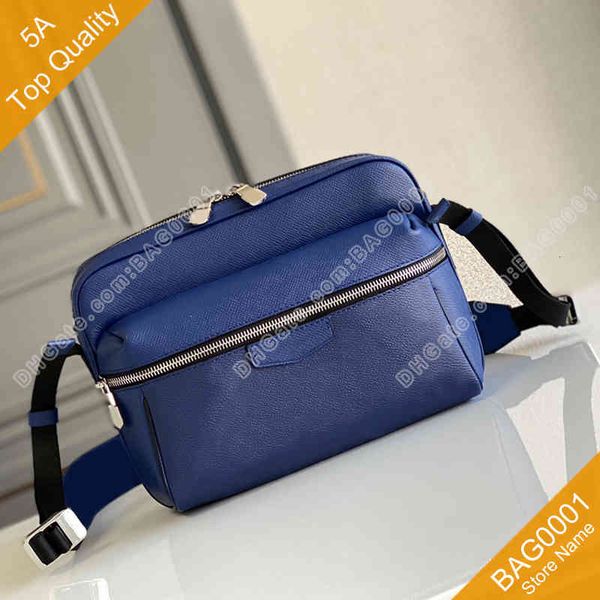 

5a utility bag messenger women&men cross-body shoulde cobalt-blue black with box b050 (30233 30242) bag0001