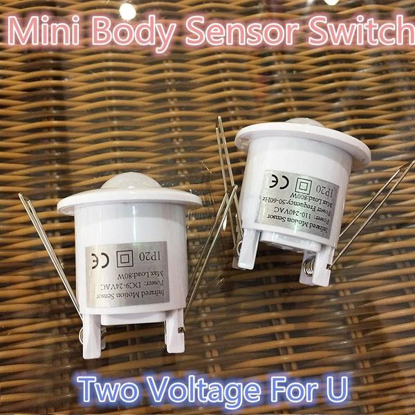 

smart home control mini time delay adjustable 360 degree ceiling pir infrared body motion sensor detector lamp light movement switch dc9-24v