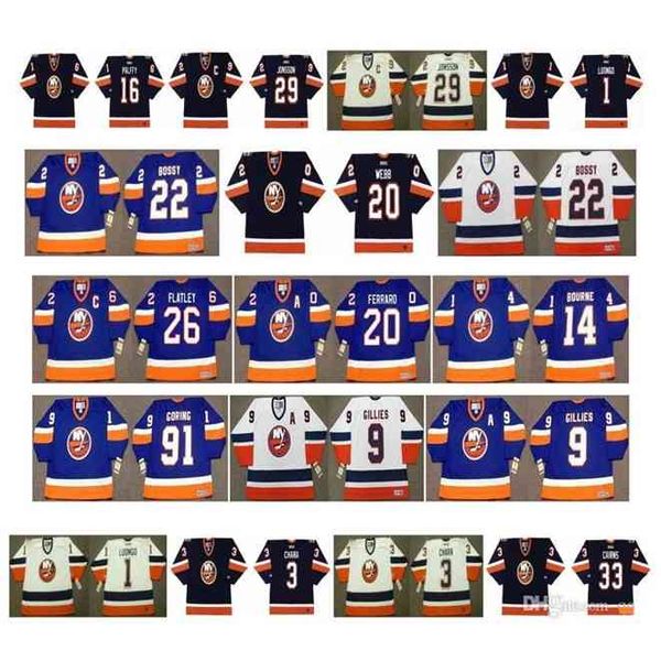

goodjjob Vintage New York Islanders Jerseys 20 Webb 16 Ziggy Palffy 29 KENNY JONSSON 1 ROBERTO LUONGO 3 Zdeno Chara 33 Eric Cairns CCM Retro Hockey, Colour 1