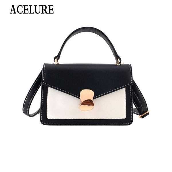 

cross body acelure small patchwork pu leather shoulder bags for women fashion messenger ladies handbag purse female crossbody bag sac
