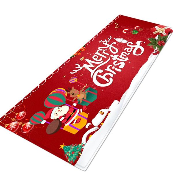 

carpets floor mat, christmas 2021 fashion floral print rectangle carpet footcloth decorative tools for bedroom living room