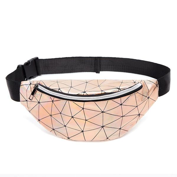

women waist bag pack purse casual phone belt bag pouch women travel fanny geometric hip packs