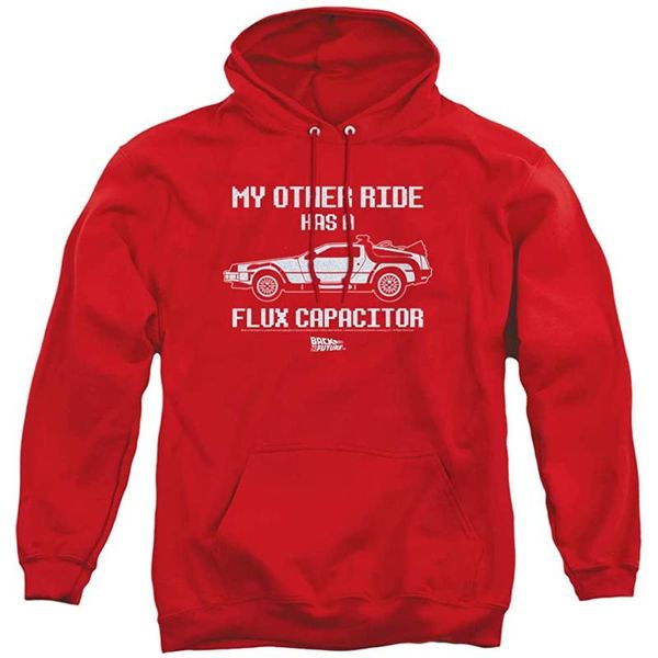 

women's hoodies & sweatshirts back to the future other ride pullover hoodie, Black