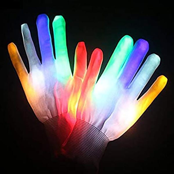 

party decoration 6 adjust modes lights toys rave gloves creative led light up holiday birthday gift
