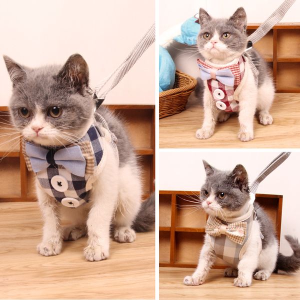 

other home & garden bow cat harness and leash set nylon mesh kitten puppy dogs vest leads pet clothes for small yorkies n4ch