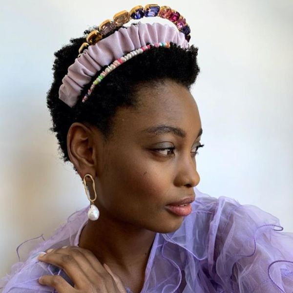 

full diamond hair band for ladies simple alloy multi-layer bangs clip hair band fashion color hollow, Slivery;white