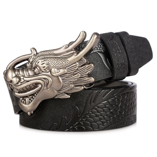 

2021 new dragon men famous brand designer belts genuine leather strap luxury wide fashion cow gold belt male euwt, Black;brown