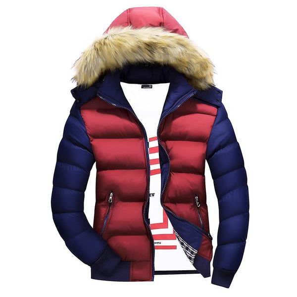 

men winter coats men's down jacket with hooded winter coat(asian size m-4xl, Black