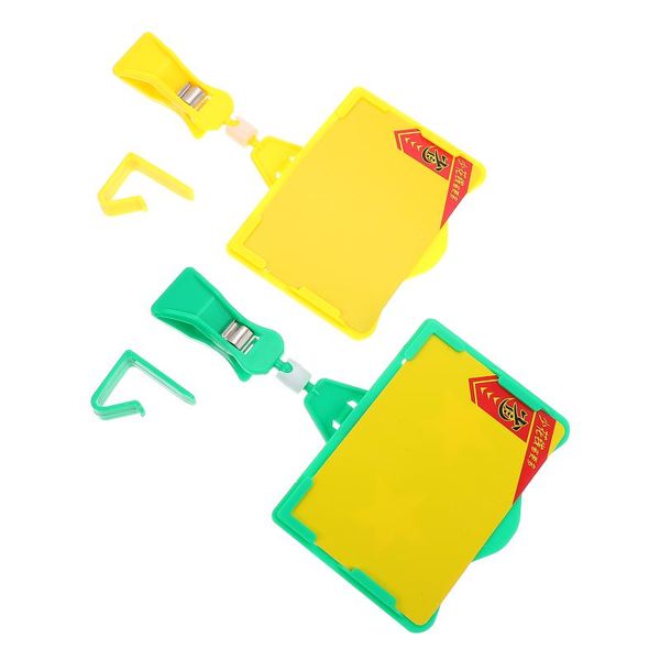 

frames 2pcs fruit bread price display signs supermarket holders (assorted color)