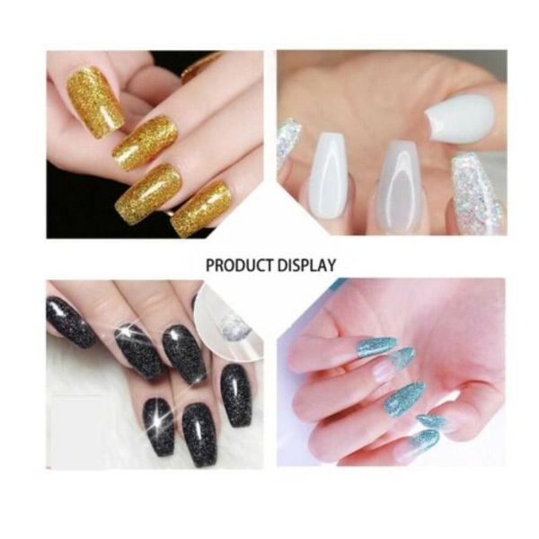 

nail polish 15ml gel uv led lamp varnishes glitter shimmer quick building lasting art quick-drying