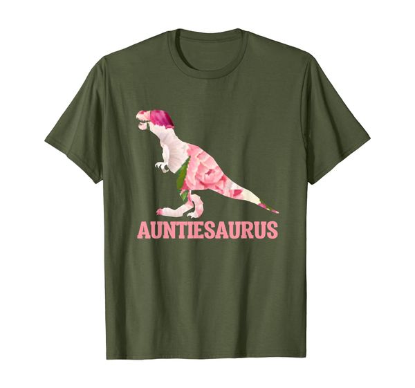 

Auntiesaurus Aunt Dino Floral Dinosaur Paleontologist T-Shirt, Mainly pictures