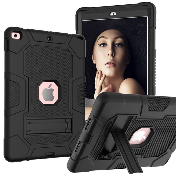 

Heavy Duty Tablet Case For iPad 10.2 Inch 7th/8th Generation Rugged Tough Impact Hybrid Armor Cover Silicone PC Defender Shell