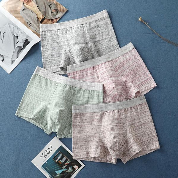 

underpants boxer men brand underwear male cartoon mens boxers men's cotton panties shorts man, Black;white