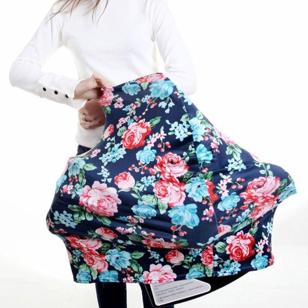 

multi-function breastfeeding towel born infants care wrap printing car sunshade baby stroller cover parts & accessories