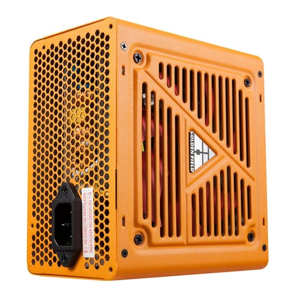 Golden Field 680 Alimentatore per computer ATX da 600 W Ampio PFC attivo con ventola PWM silenziosa da 120 mm per PC desktop