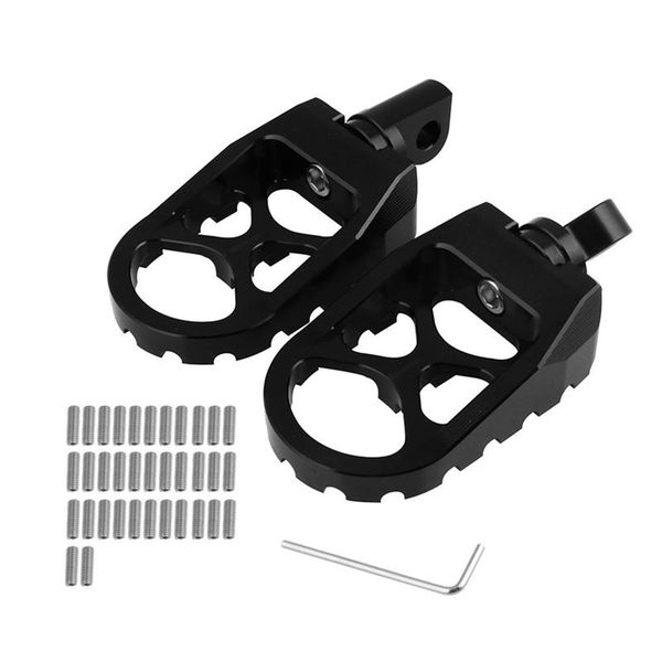 

pedals motorcycle wide foot pegs roating mx chopper bobber style for sportster fatboy iron 883