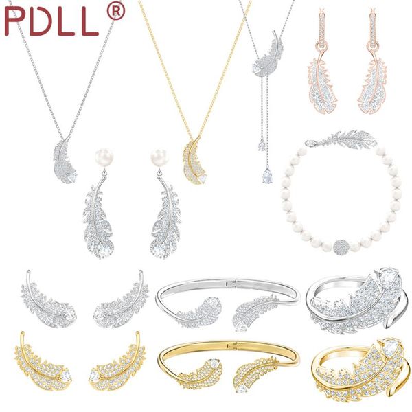 

link, chain pdll fashion jewelry swa1: 1 exquisite feather lady charm bracelet banquet, Black