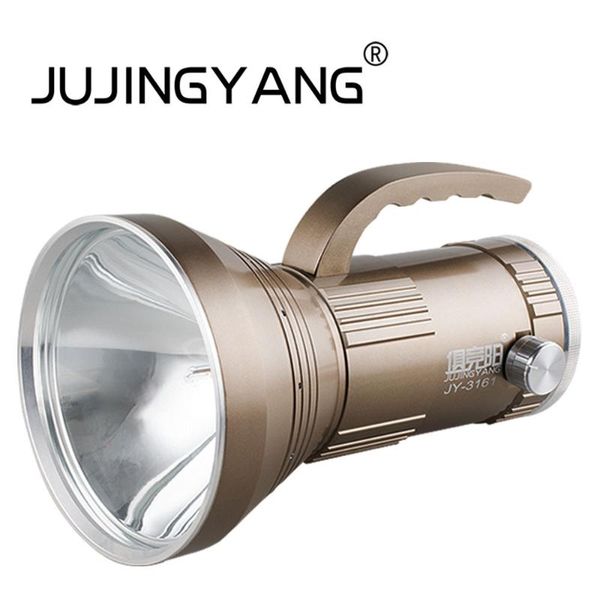 

portable lanterns ju jingyang aluminum alloy remote illuminating dimmable hid searchlight is suitable for climbing, camping, hunting