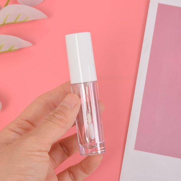 

storage bottles & jars 1 pieces empty lip gloss tubes 5ml bottle mini refillable cosmetic container plastic sample vials diy tool white