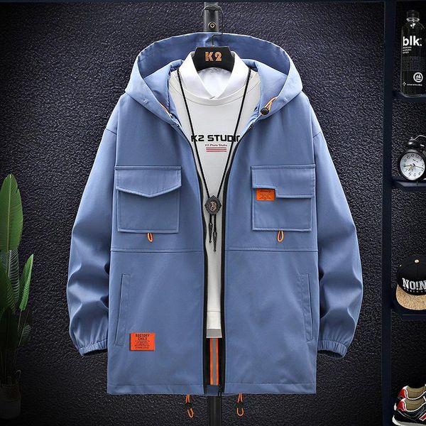 

men's jackets coat men outerwear jacket spring autumn 2021 arrival south korean fashion trend instagram overalls casual male, Black;brown