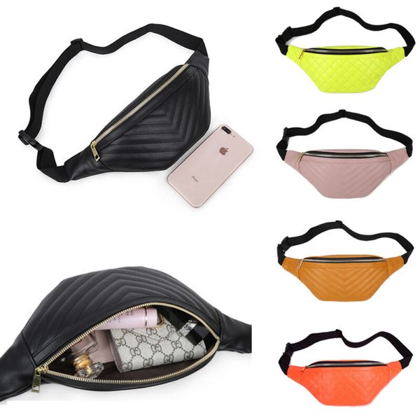 

women fanny pack shiny leather pouch belt waist bum bag waist phone pocket hot