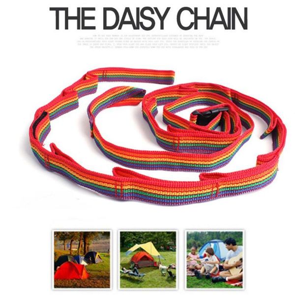 

colorful tent rope outdoor tent rope colorful rainbow cup chandelier outdoor climbing double ribbon washing line