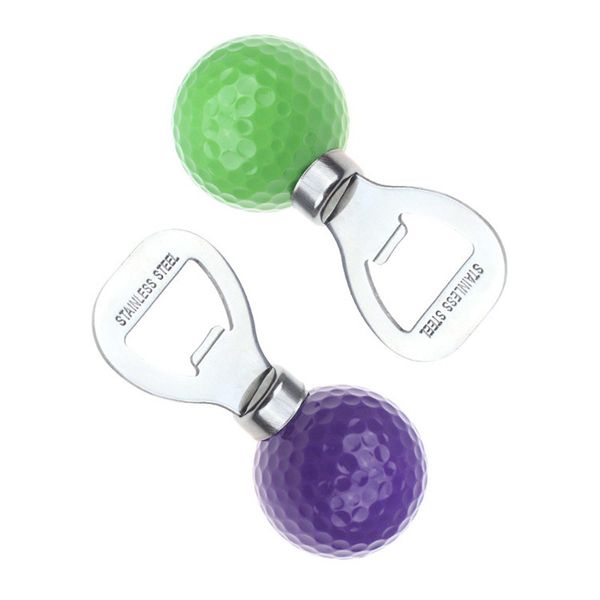 

ball beer opener stainless steel golf ball-shaped beer bottle opener novelty gift for golf lover bar kitchen openers accessory