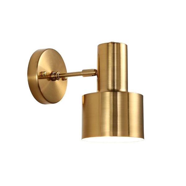 

nordic bedroom bedside wall lamp gold creative minimalist modern living room aisle bathroom wall lamp e27 zm10706