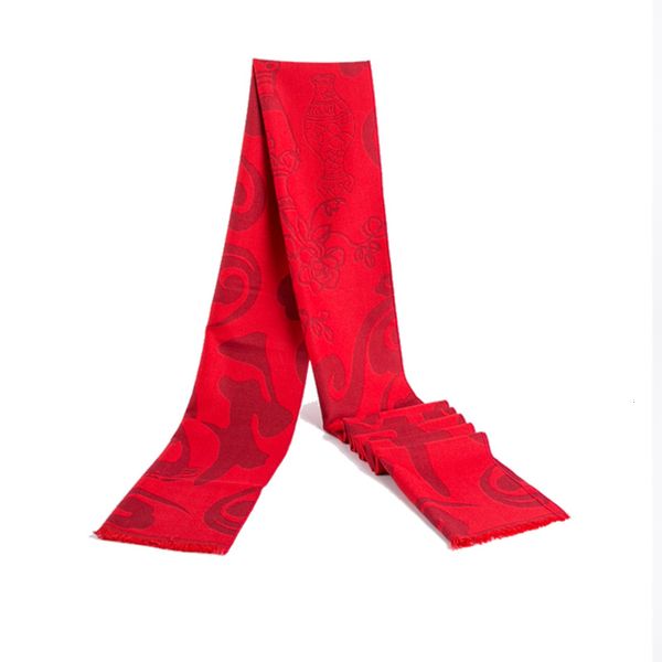 

spring festival company annual meeting dahong fuzi ping'an fudahong chinese red scarf, Blue;black